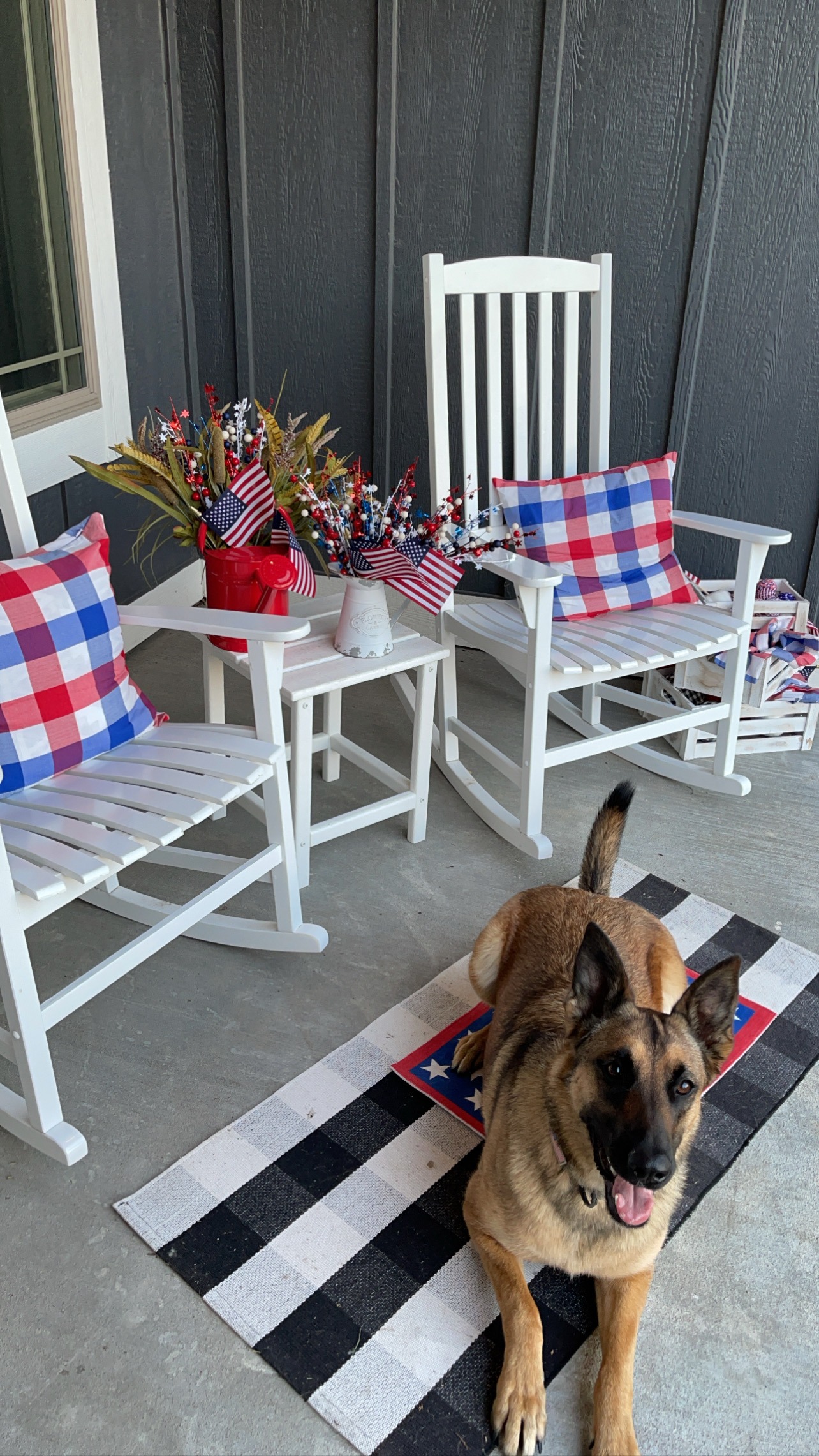 sarah bowmar patriotic porch