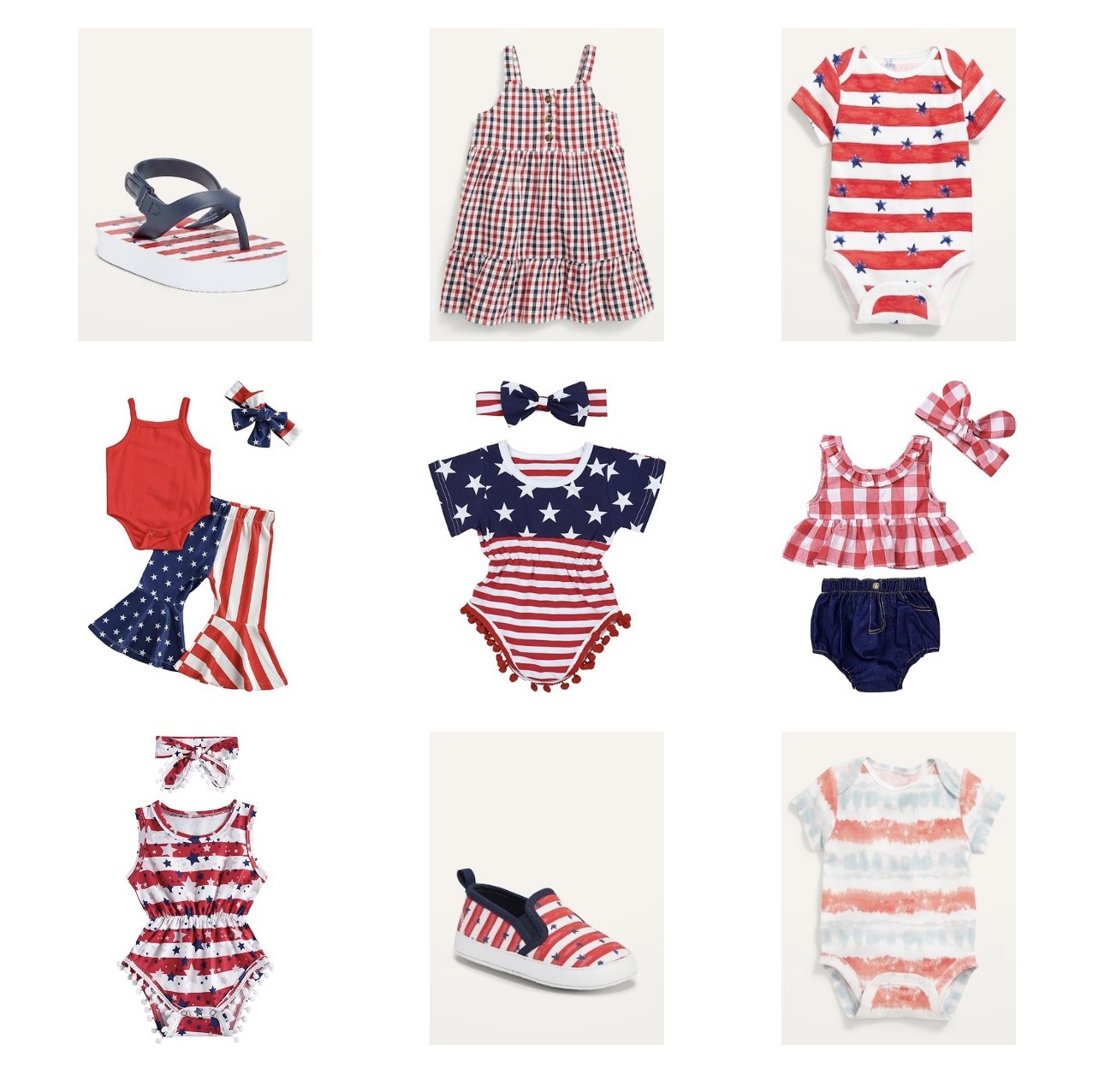 sarah bowmar 4th of july baby girl outfits