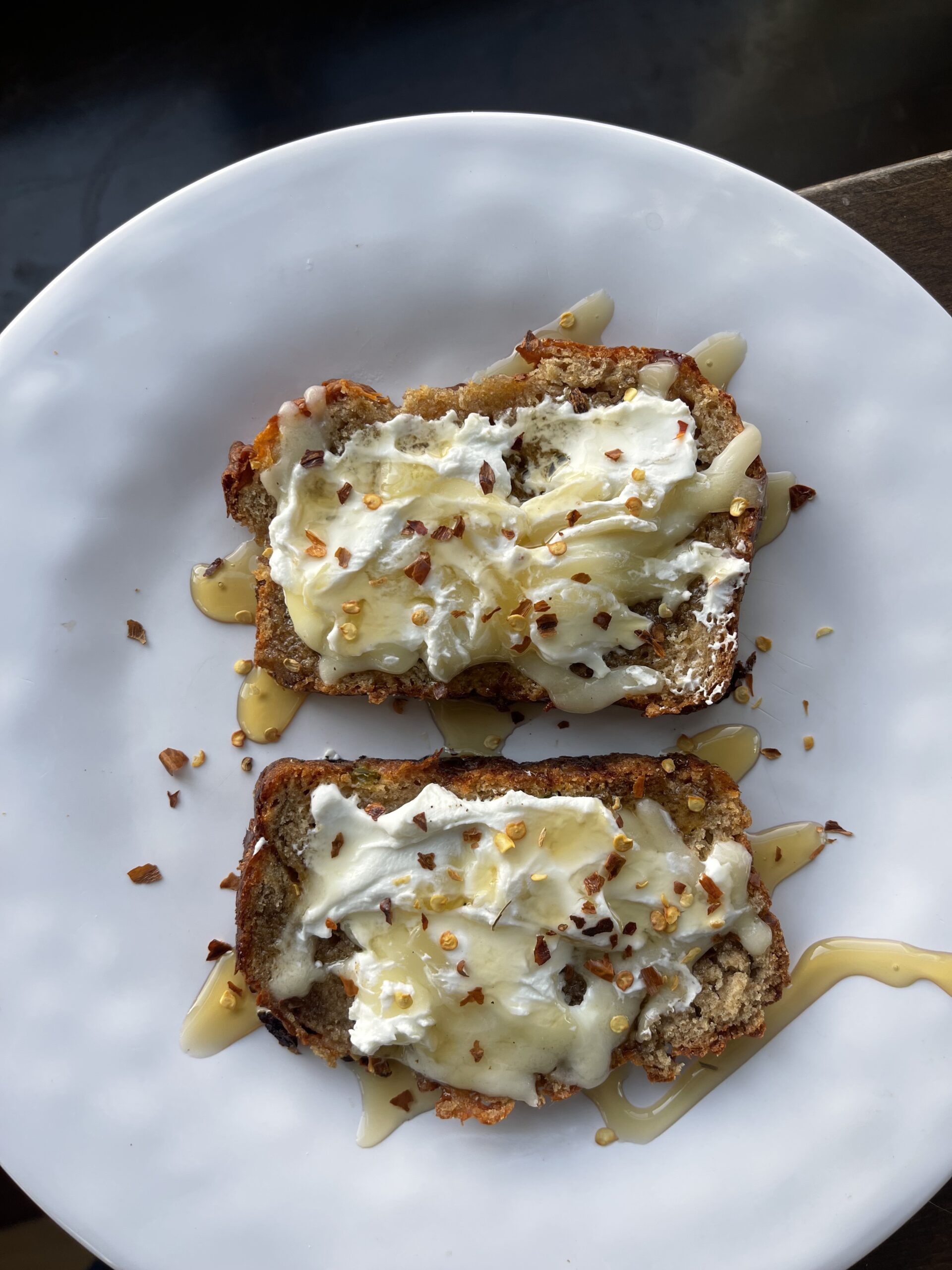 Gourmet Grilled Cheese: Goat Cheese and Honey