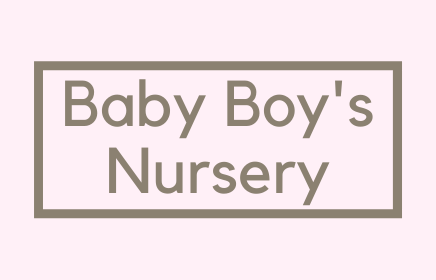 Baby Boy’s Nursery