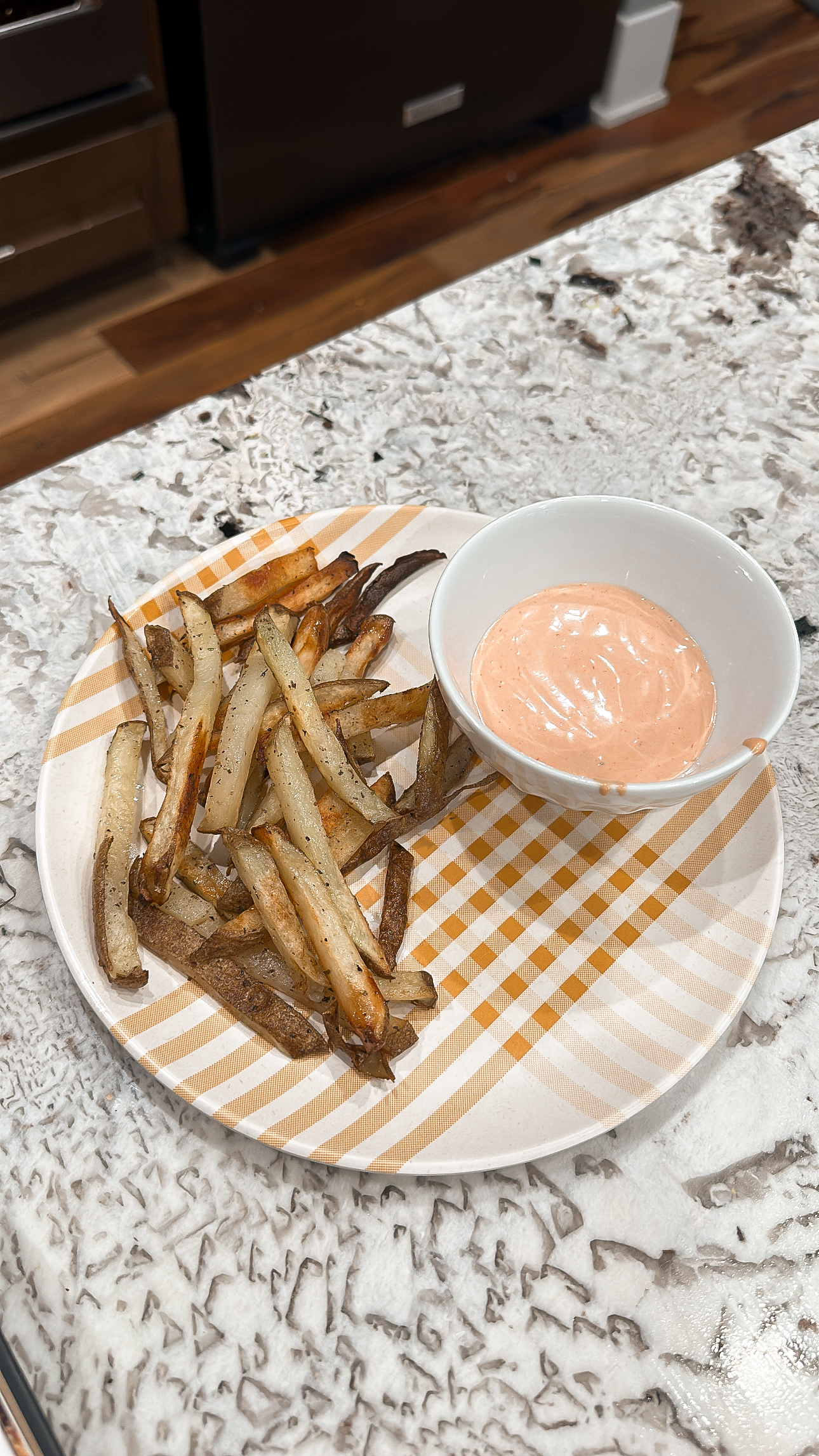 Oven French Fries with Fry Sauce