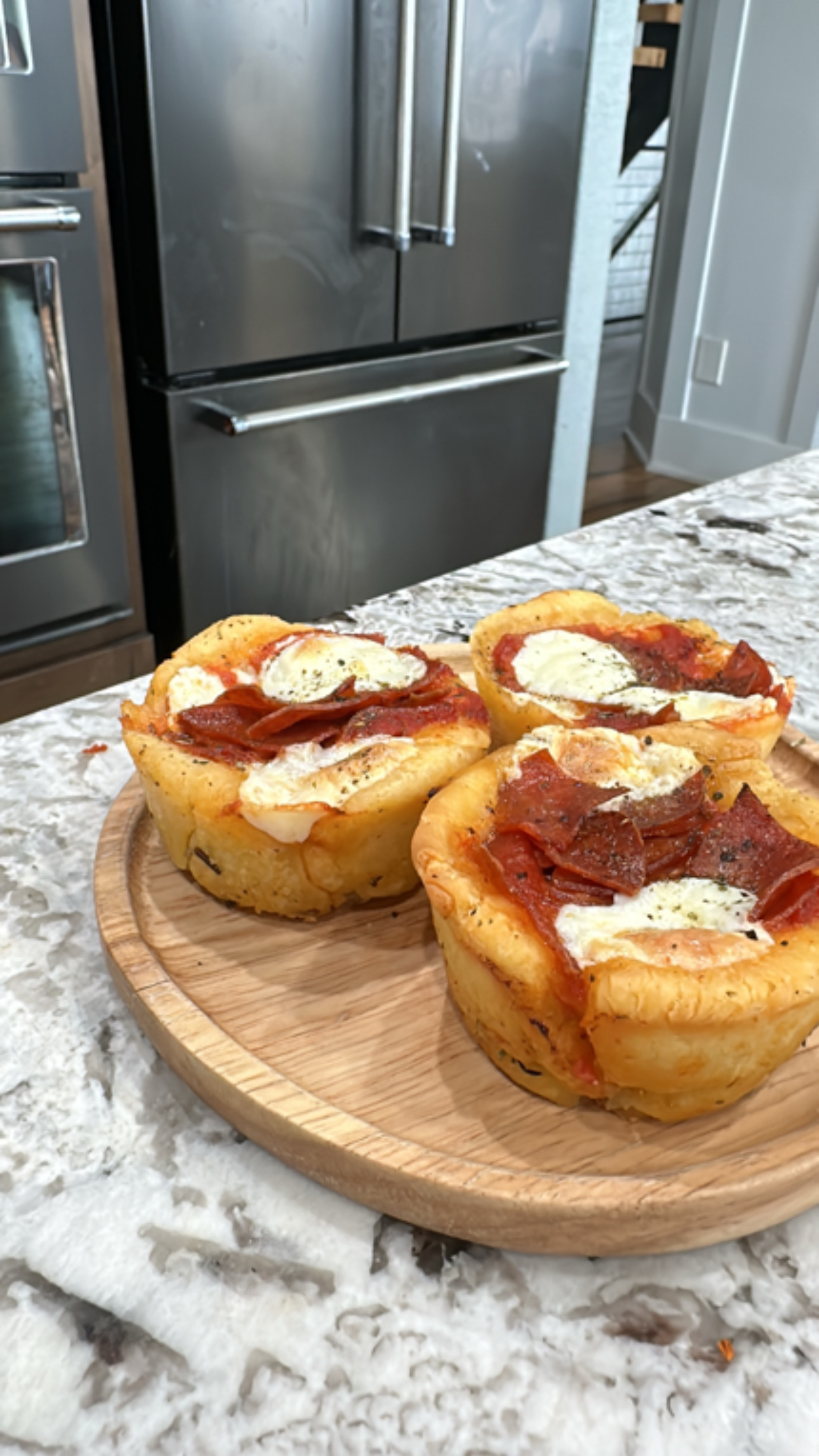 Pull Apart Pizza Cups