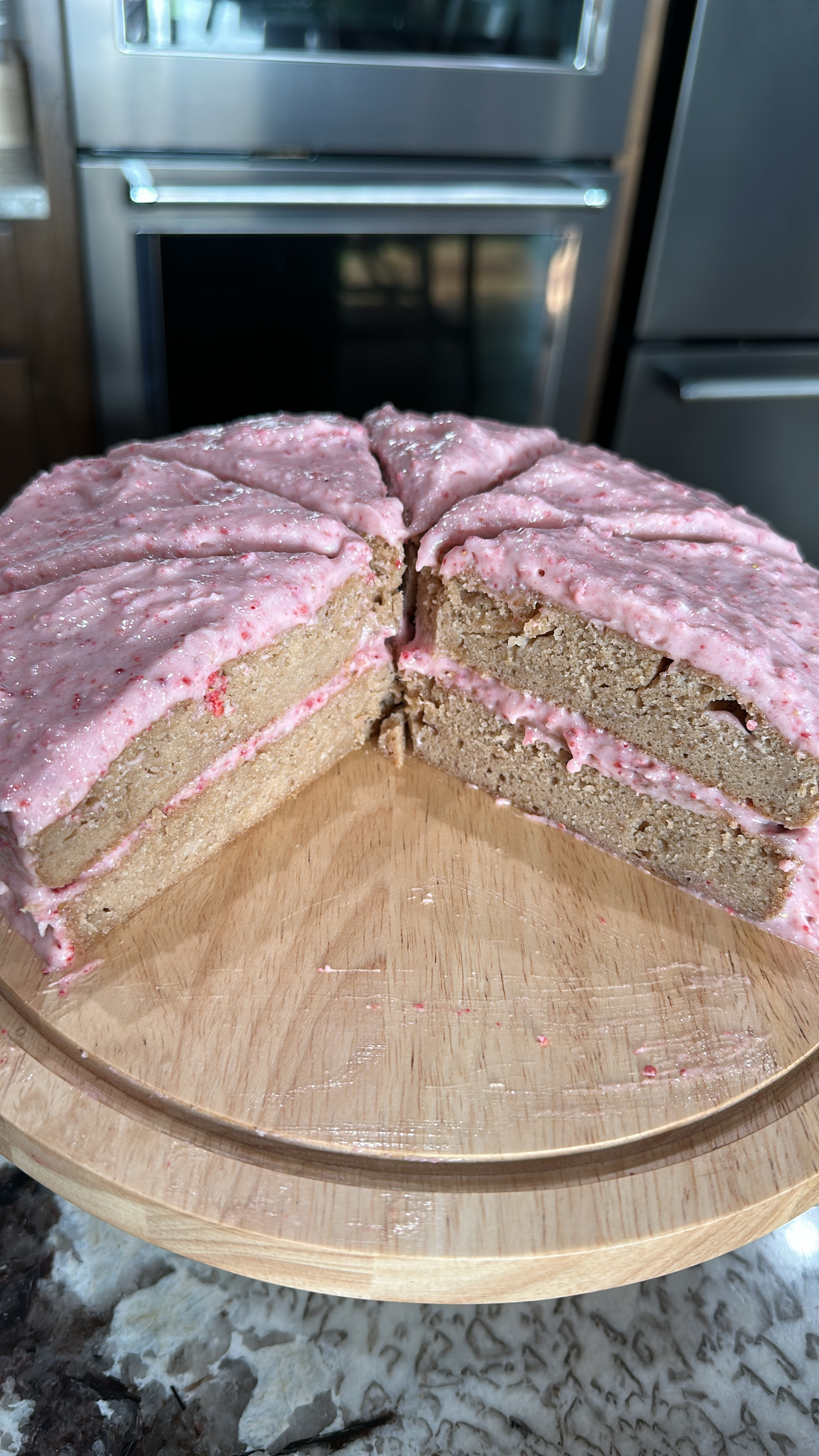 Strawberry Kamut Cake