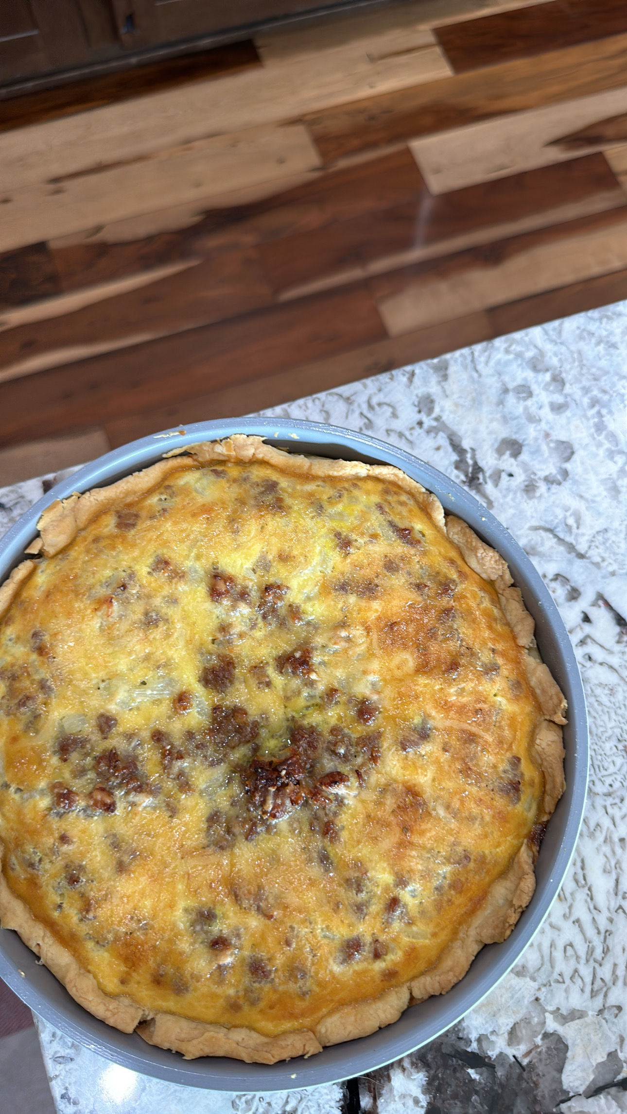 Venison Quiche (With Crust)