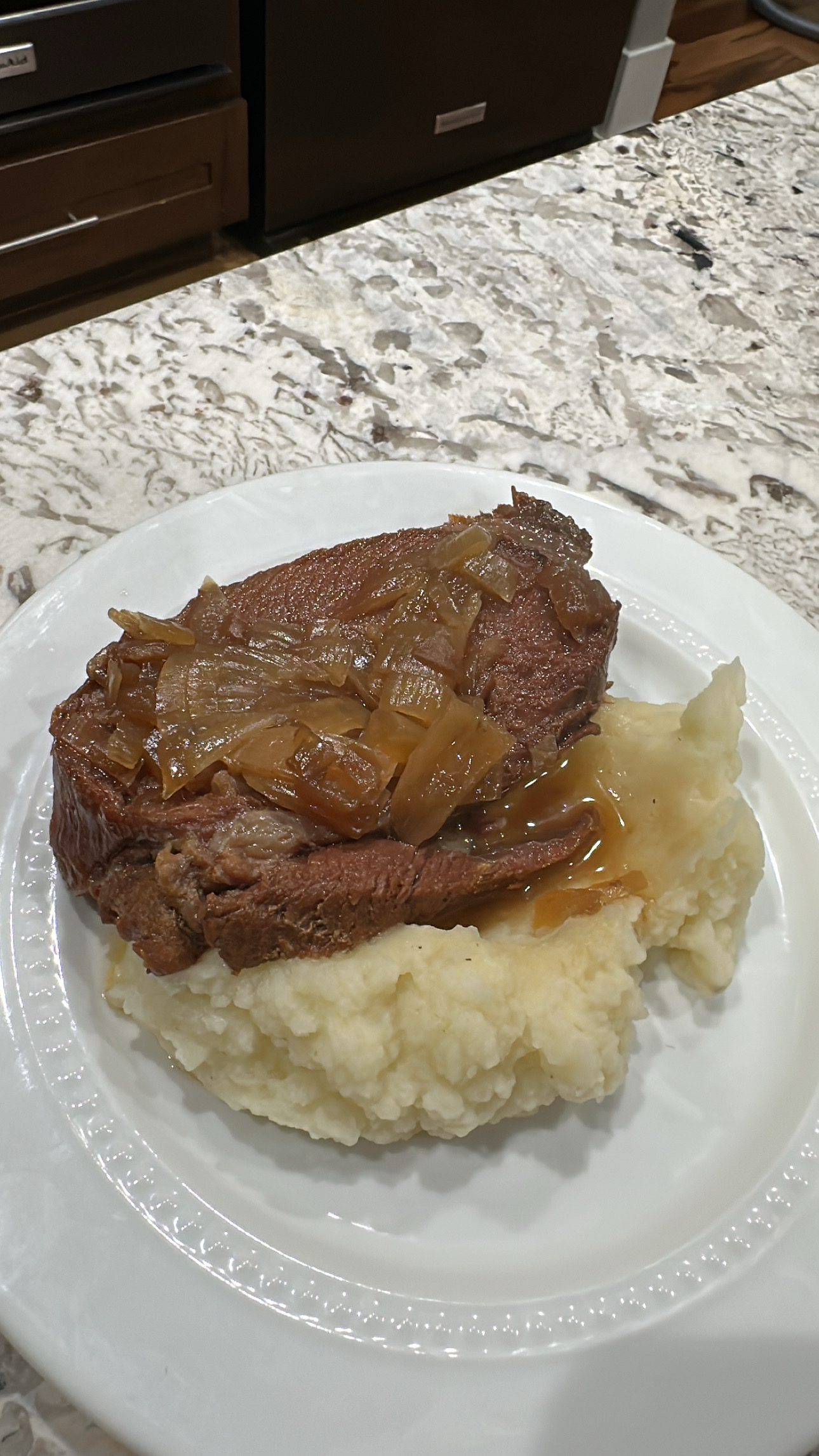 Easy French Onion Venison Roast