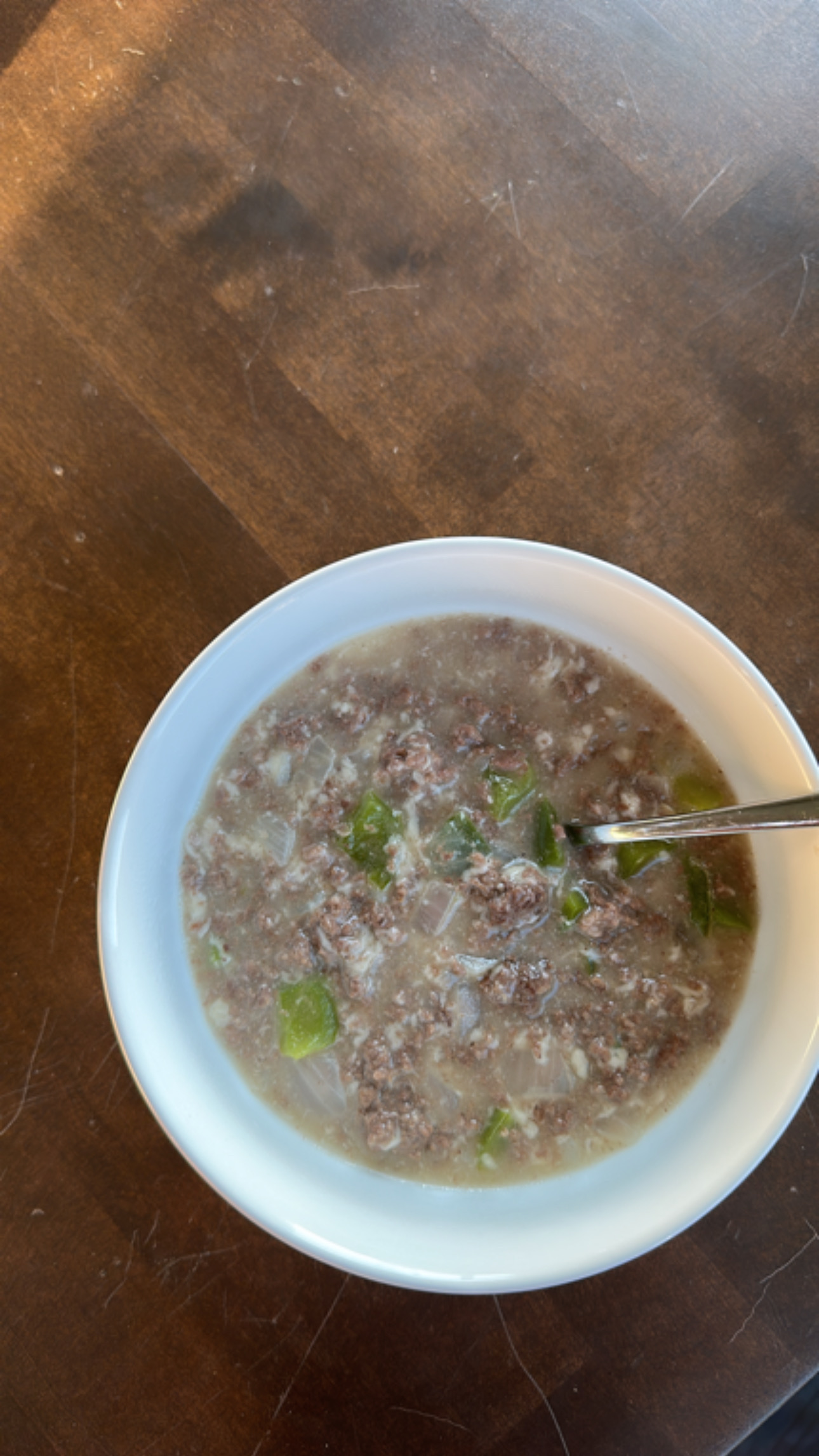 Elk Philly Cheesesteak Soup