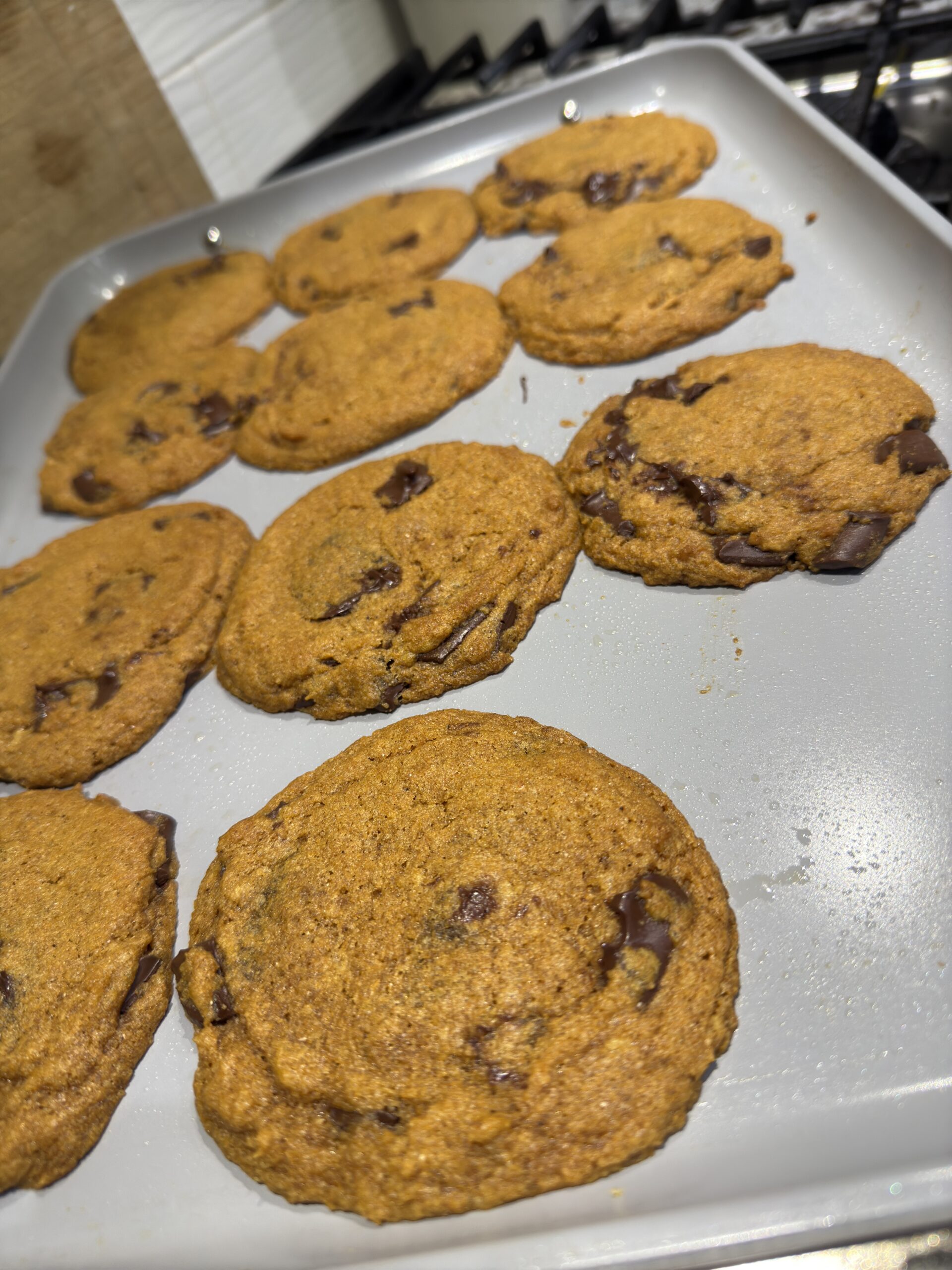 Brown Butter Pumpkin Chocolate Chunk Cookies