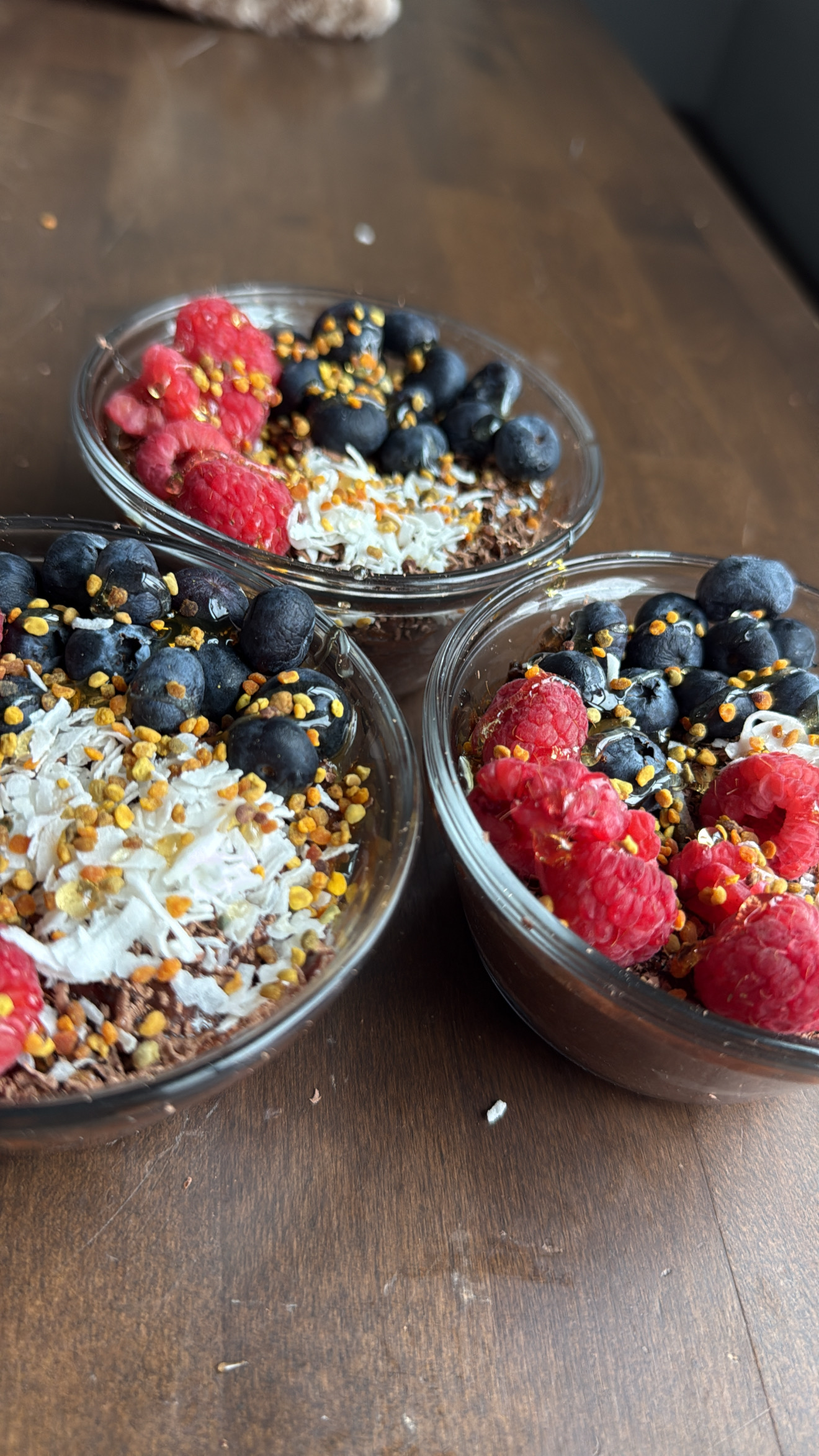 Protein Chia Seed Chocolate Pudding