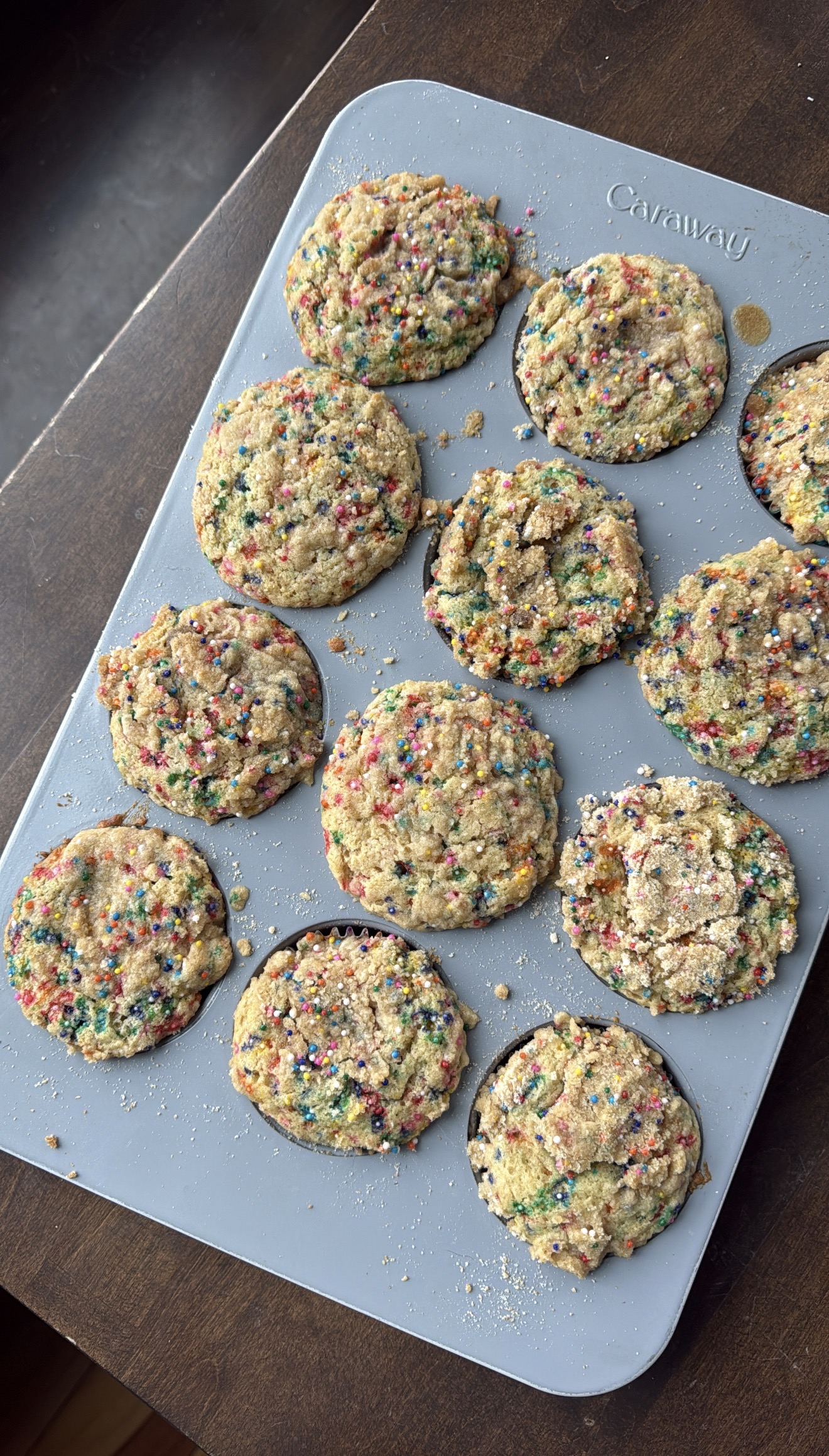Birthday Cake Coffee Cake Muffins