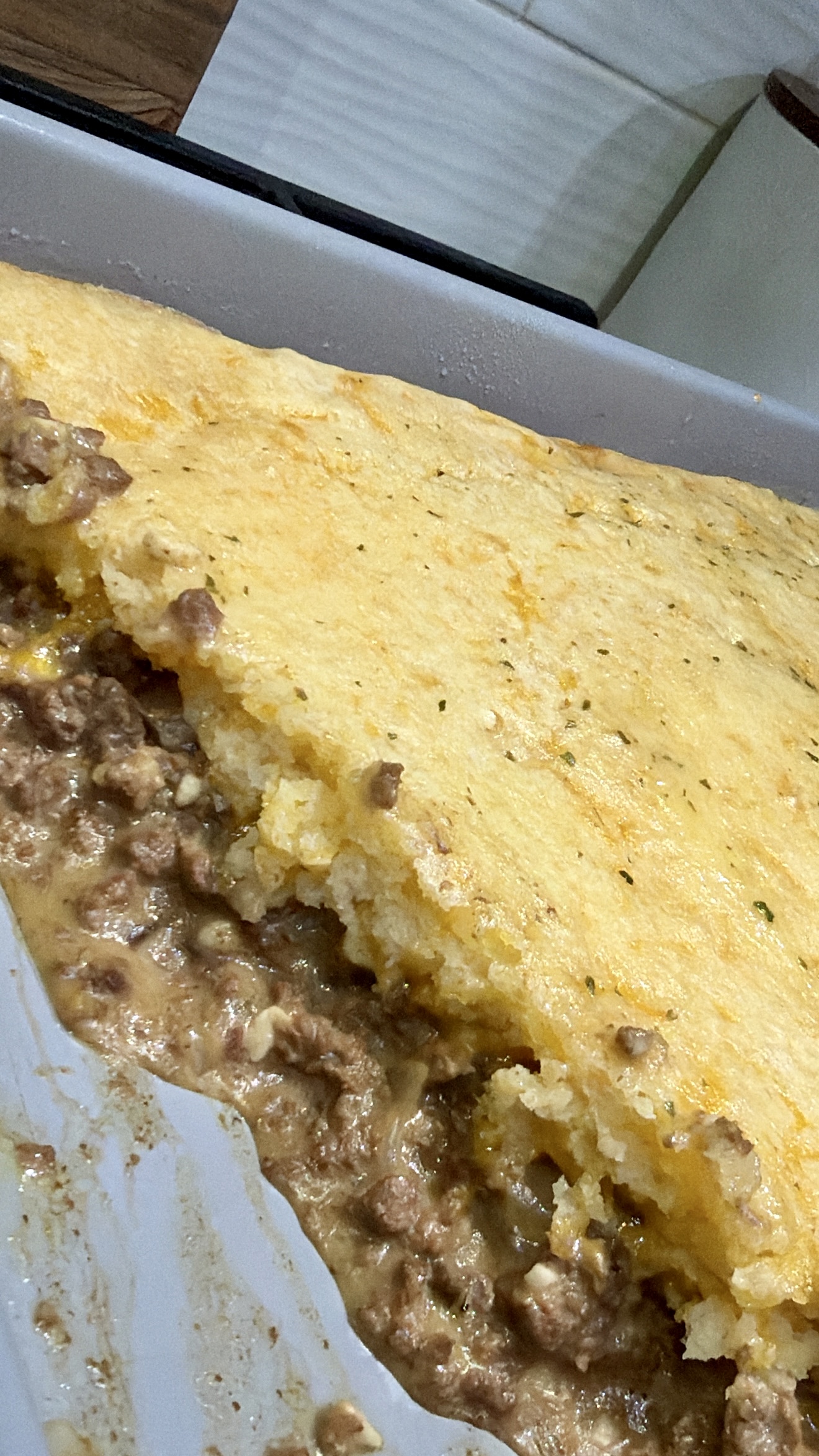 Cheddar Bay Biscuit Venison Shepherd’s Pie