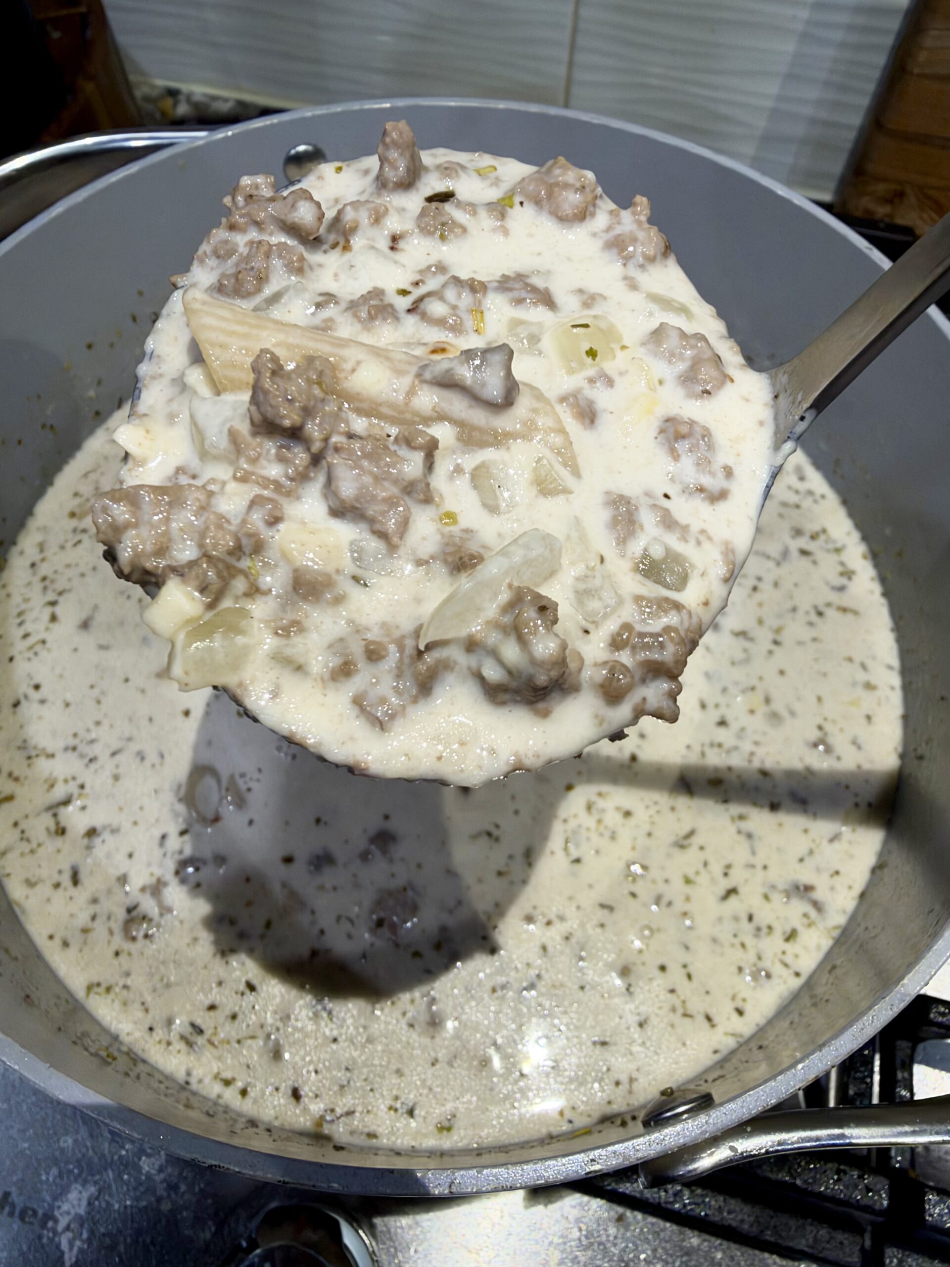 Venison (or Beef) Stroganoff Soup
