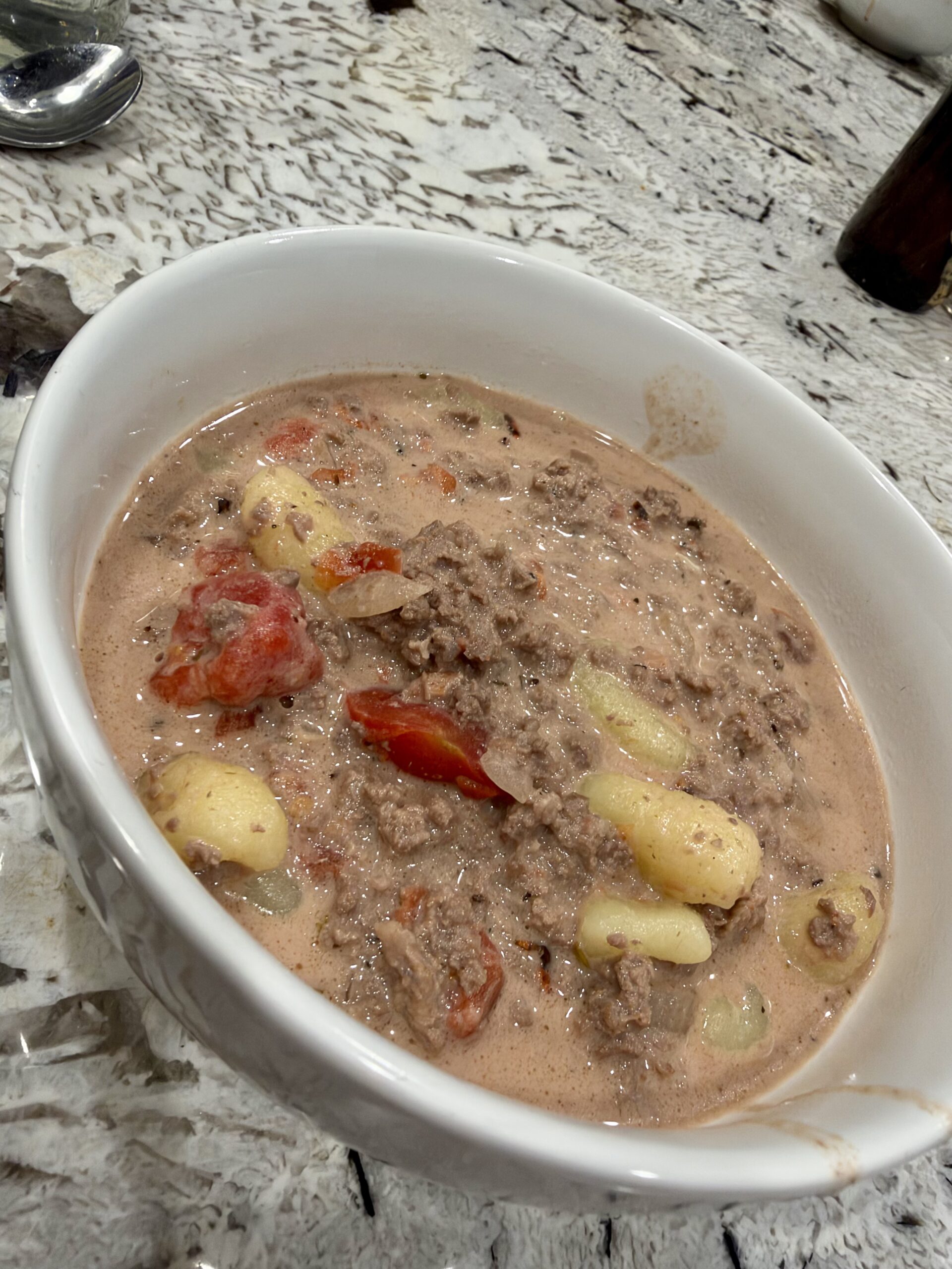 Creamy Tomato Venison Gnocchi